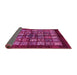 Sideview of Abstract Pink Modern Rug, abs698pnk