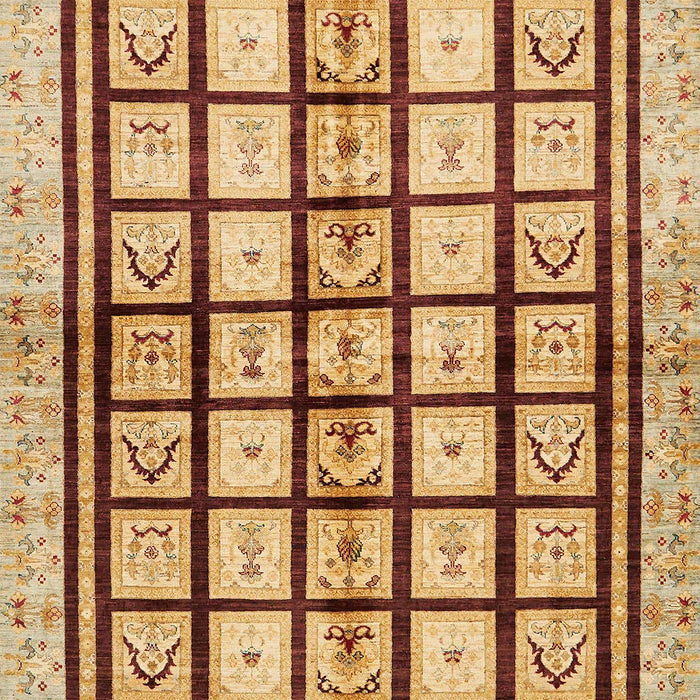 Abstract Yellow Orange Modern Rug, abs699