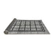 Sideview of Abstract Gray Modern Rug, abs699gry