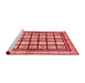 Modern Red Washable Rugs