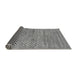 Sideview of Abstract Gray Modern Rug, abs69gry