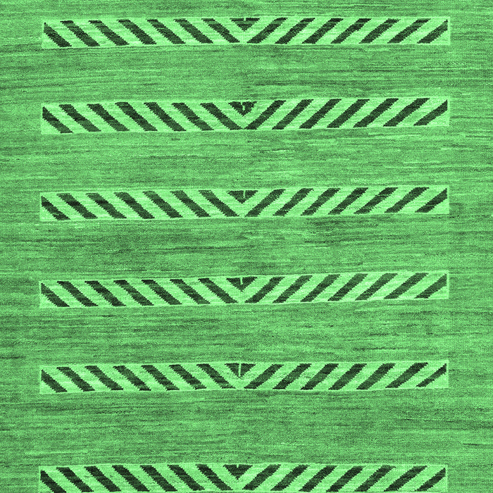 Abstract Emerald Green Modern Rug, abs69emgrn