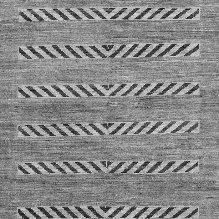 Machine Washable Abstract Gray Modern Rug, wshabs69gry