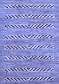 Abstract Blue Modern Rug, abs69blu