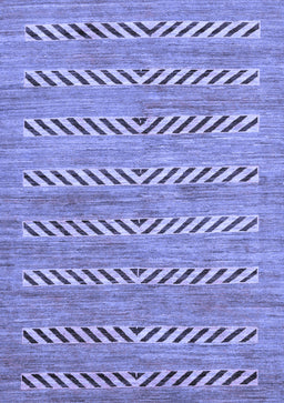 Abstract Blue Modern Rug, abs69blu