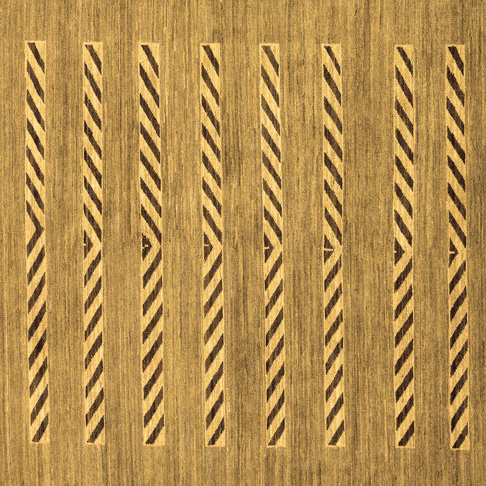 Square Abstract Brown Modern Rug, abs69brn