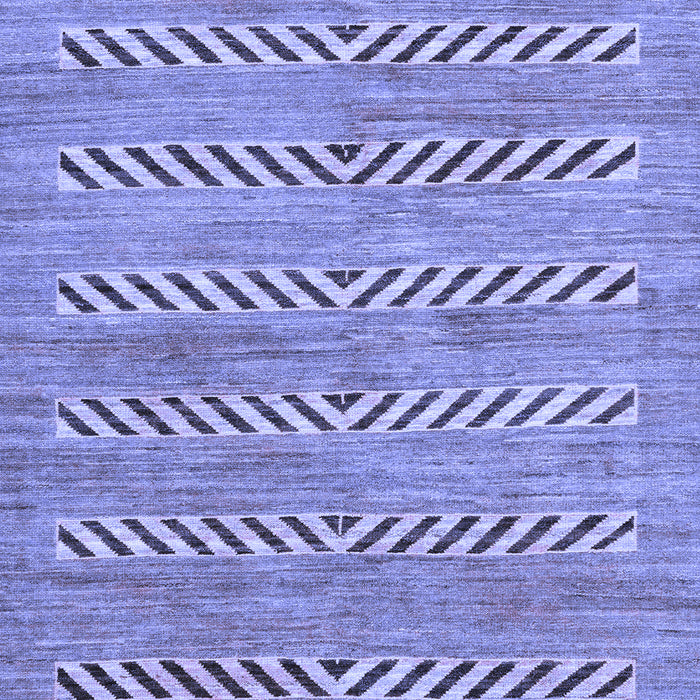 Machine Washable Abstract Blue Modern Rug, wshabs69blu