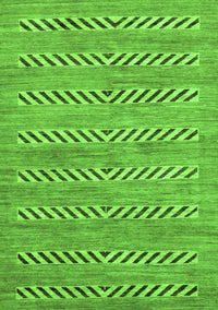 Abstract Green Modern Rug, abs69grn