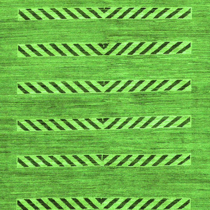 Abstract Green Modern Rug, abs69grn