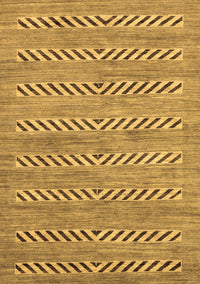 Abstract Brown Modern Rug, abs69brn