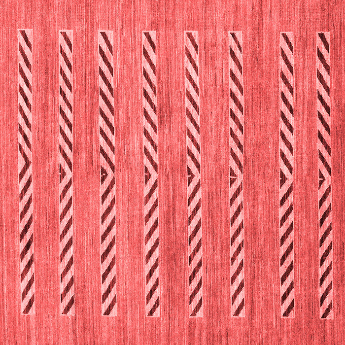 Abstract Red Modern Rug, abs69red