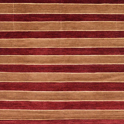 Square Machine Washable Abstract Orange Rug, wshabs6