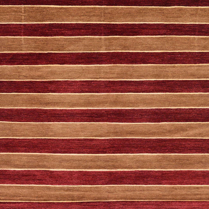 Square Abstract Orange Modern Rug, abs6