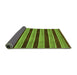 Sideview of Abstract Green Modern Rug, abs6grn