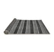 Sideview of Abstract Gray Modern Rug, abs6gry