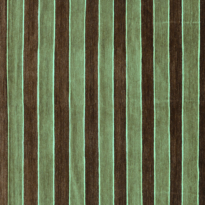 Square Machine Washable Abstract Turquoise Modern Area Rugs, wshabs6turq