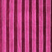 Square Abstract Pink Modern Rug, abs6pnk