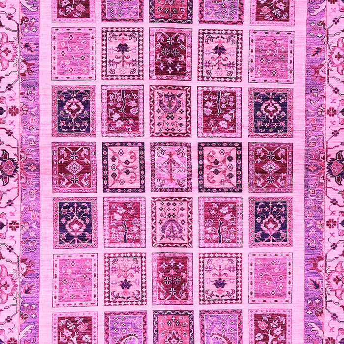 Machine Washable Abstract Pink Modern Rug, wshabs700pnk