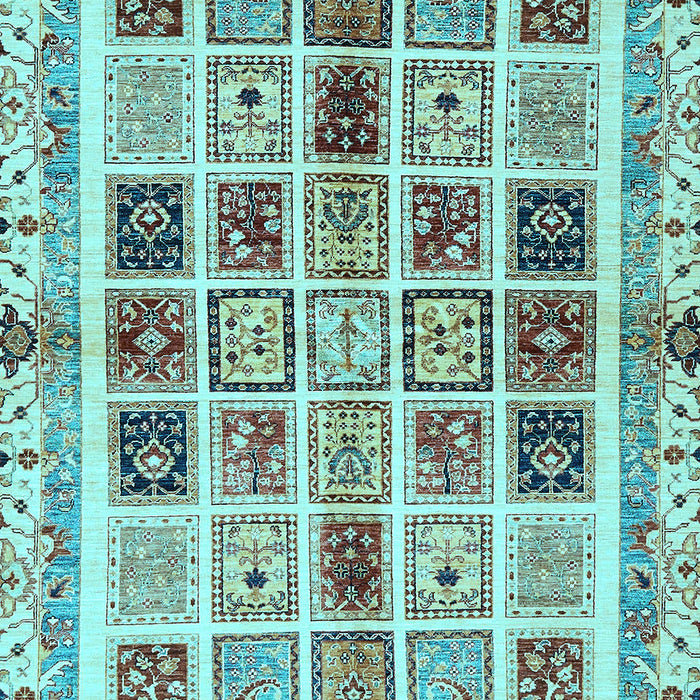 Machine Washable Abstract Light Blue Modern Rug, wshabs700lblu