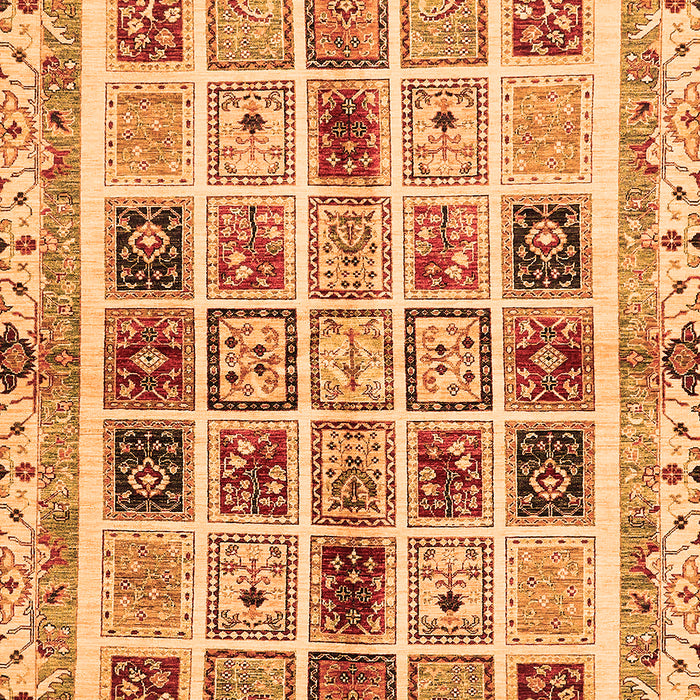 Machine Washable Abstract Orange Modern Area Rugs, wshabs700org