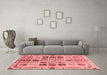 Modern Red Washable Rugs