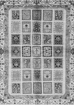 Abstract Gray Modern Rug, abs700gry