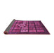 Sideview of Abstract Pink Modern Rug, abs701pnk