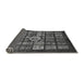 Sideview of Abstract Gray Modern Rug, abs701gry