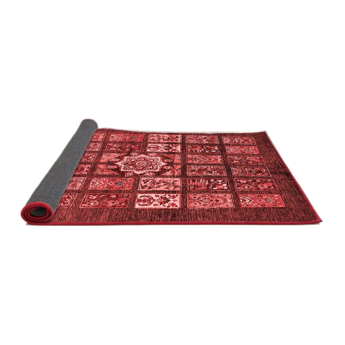 Abstract Red Modern Area Rugs
