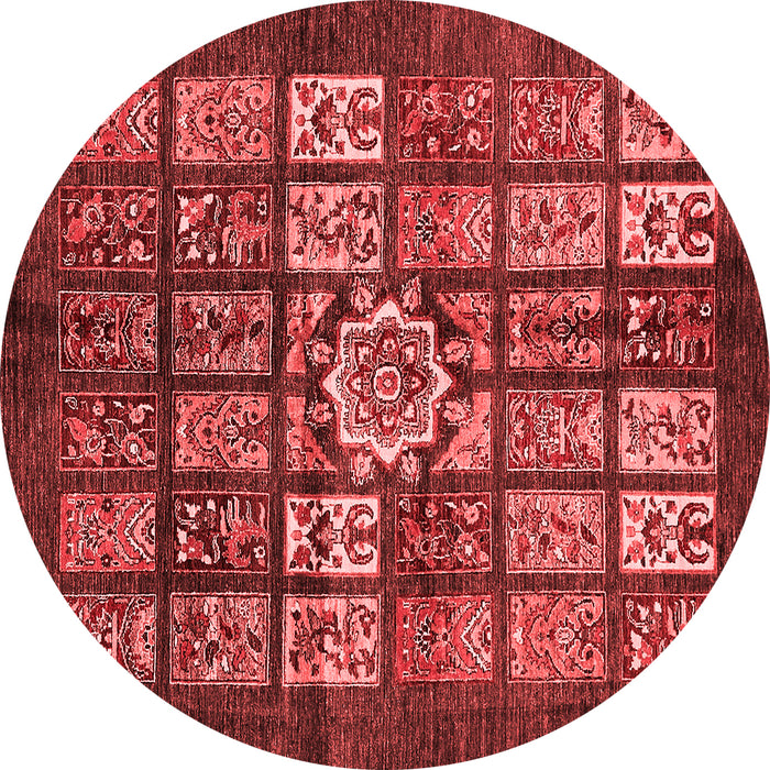 Machine Washable Abstract Red Modern Rug, wshabs701red