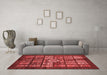 Modern Red Washable Rugs