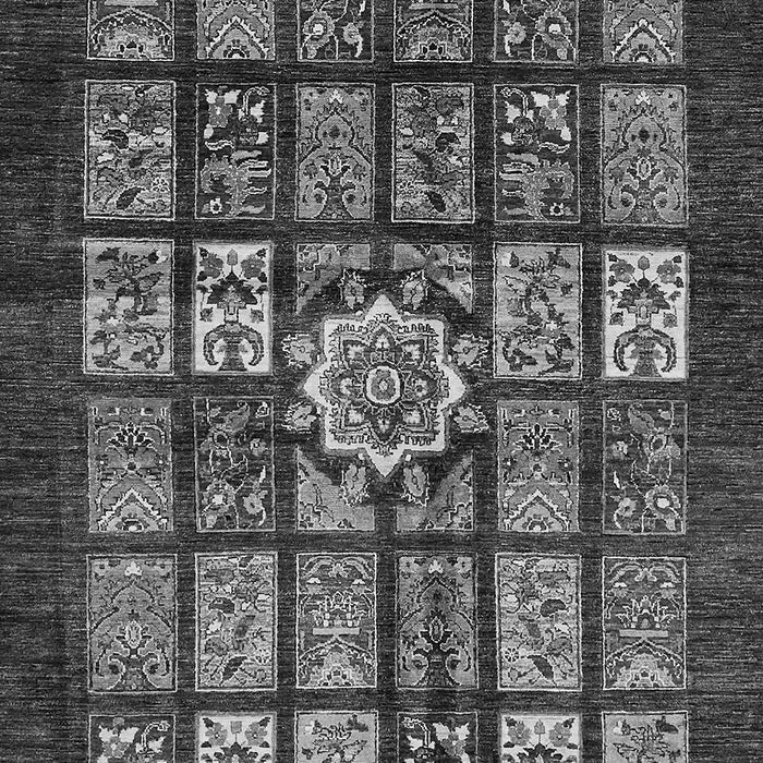 Machine Washable Abstract Gray Modern Rug, wshabs701gry