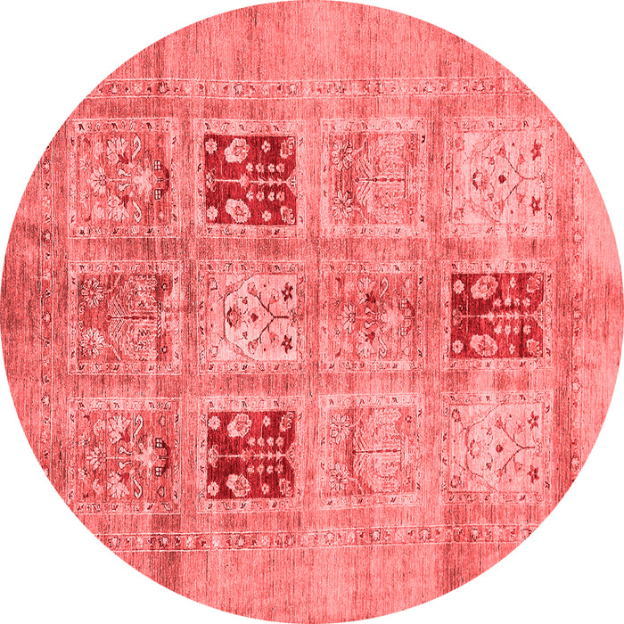 Machine Washable Abstract Red Modern Rug, wshabs702red