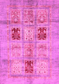 Abstract Pink Modern Rug, abs702pnk