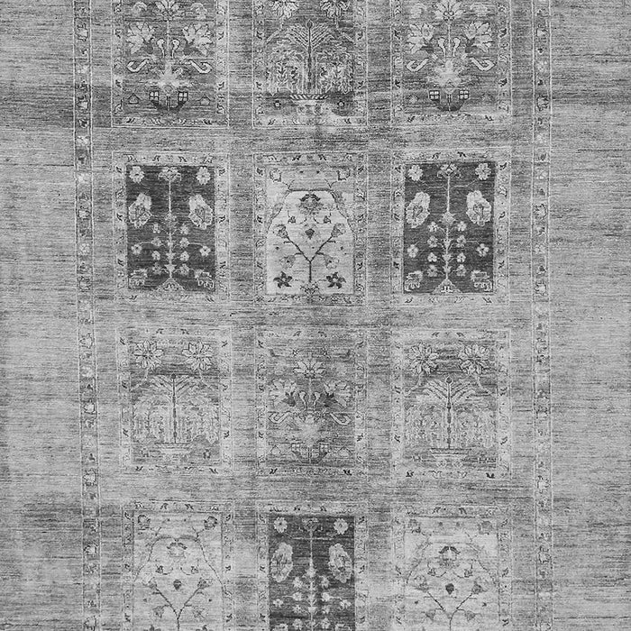Machine Washable Abstract Gray Modern Rug, wshabs702gry