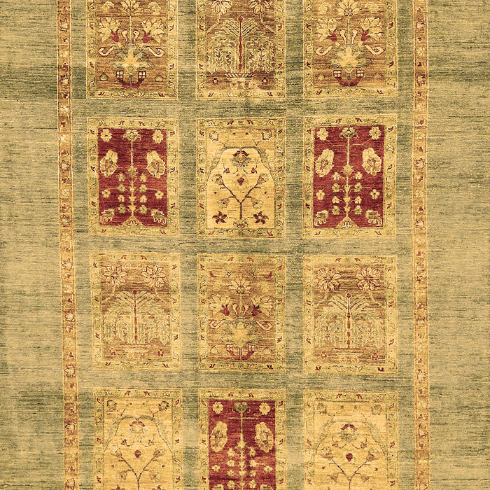 Machine Washable Abstract Brown Modern Rug, wshabs702brn