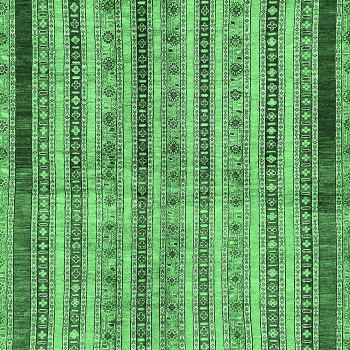 Machine Washable Abstract Emerald Green Modern Area Rugs, wshabs703emgrn
