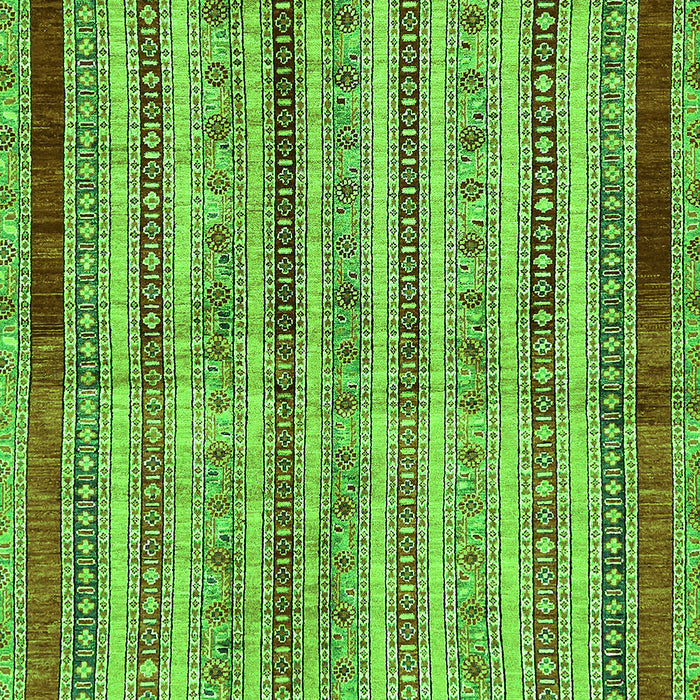Abstract Green Modern Rug, abs703grn