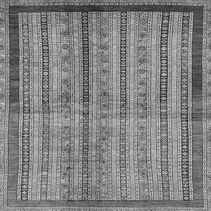 Square Machine Washable Abstract Gray Modern Rug, wshabs703gry