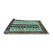 Sideview of Abstract Light Blue Modern Rug, abs704lblu