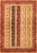 Machine Washable Abstract Orange Modern Area Rugs, wshabs704org