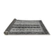 Sideview of Abstract Gray Modern Rug, abs704gry