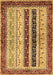 Abstract Brown Modern Rug, abs704brn