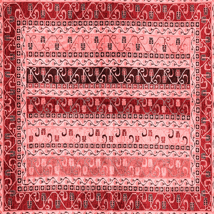 Machine Washable Abstract Red Modern Rug, wshabs704red
