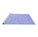 Sideview of Machine Washable Oriental Blue Traditional Rug, wshabs705blu