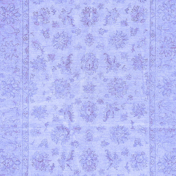 Machine Washable Oriental Blue Traditional Rug, wshabs705blu