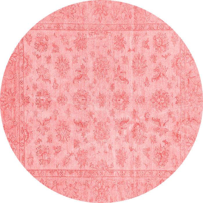 Machine Washable Oriental Red Traditional Rug, wshabs705red