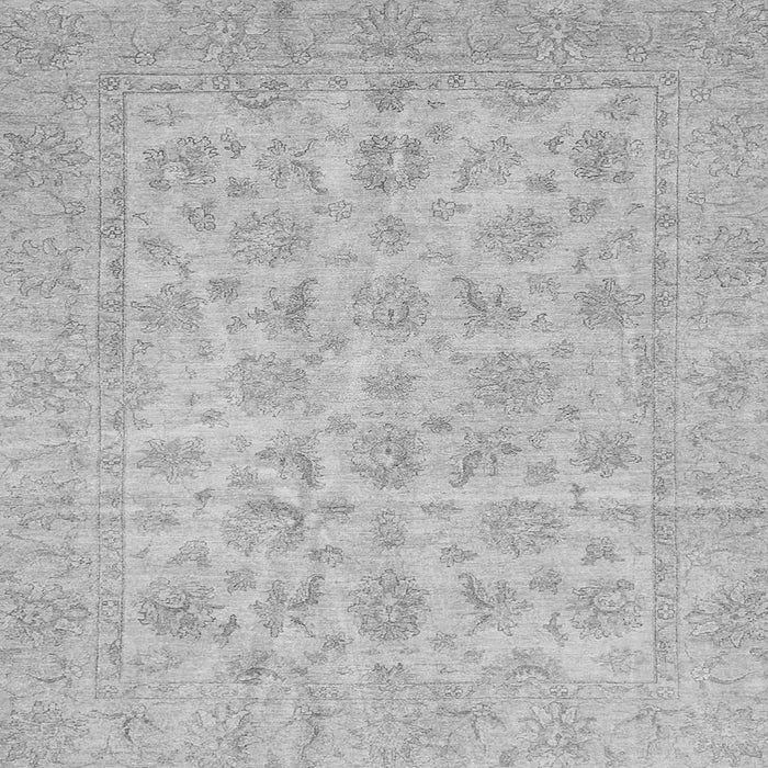 Square Oriental Gray Traditional Rug, abs705gry