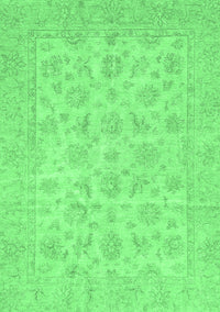 Oriental Emerald Green Traditional Rug, abs705emgrn