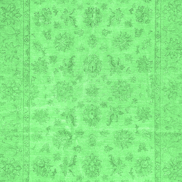 Oriental Emerald Green Traditional Rug, abs705emgrn